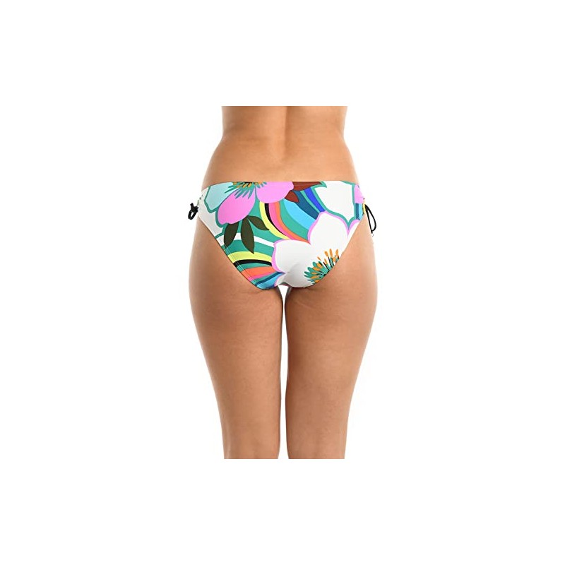 La Blanca Women's Side Shirred Hipster Pant Bikini Bottom Bikini