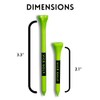 VICE Golf Tees | Neon Lime | 60 Driver Tees