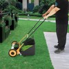 Steel Push Lawn Mower | 4 Sharp Blades & Adjustable
