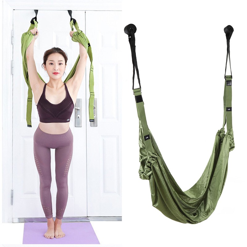 Yoga Strap for Stretching Multifunction Back Bend Assist Trainer Door