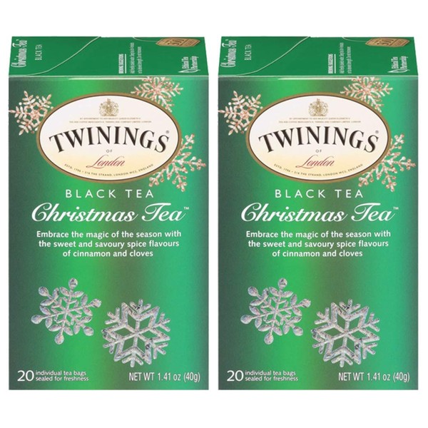 Twinings Christmas Tea - 20 count (2 PK) packaging may vary
