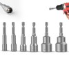 6 Piece Bit Socket Set 7/8/10/13/17/19 mm Hex Bit Holder