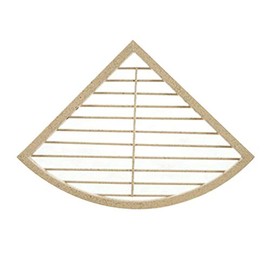 A&E Cage Co. Medium Corner Rest Shelf Color: Platinum