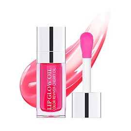 Aceite hidratante que brilla para labios, brillo labial hidratante, aceite de labios voluminoso, brillo de aceite de labios no pegajoso de larga durac