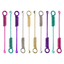 10pcs Mini Spoons, Mini Alloy Spoon Tiny Shovel Spoon Portable Scoop Pendant Tiny Measuring Spoons for Salts Filling Spice DIY Crafts