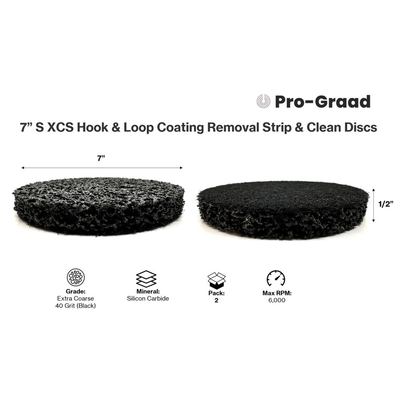 Pro-Graad 2 Pack 7” Diameter S XCS Hook and Loop
