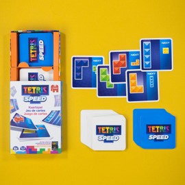 Jumbo 19846 Tetris Speed Card Game for Children from 6 Years, Colourful