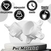 12 Packs PVC Flange for 1-1/2" PVC Pipe, Table Screw