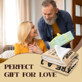 Wedding Anniversary Romantic Gifts for Woman Man We Are A Team Couple Blanket Christmas Valentines Day Birthday Gifts for Wife Husband Anniversary Wedding Gifts for her Him Couple Blanket 50"x60"