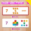 1-20 Number Puzzles, 20 Self-Correcting Matching Puzzle Set, Educational Counting
