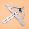Woodworking Protractor Carbon Steel High Accuracy Easy Read Portable Adjustable