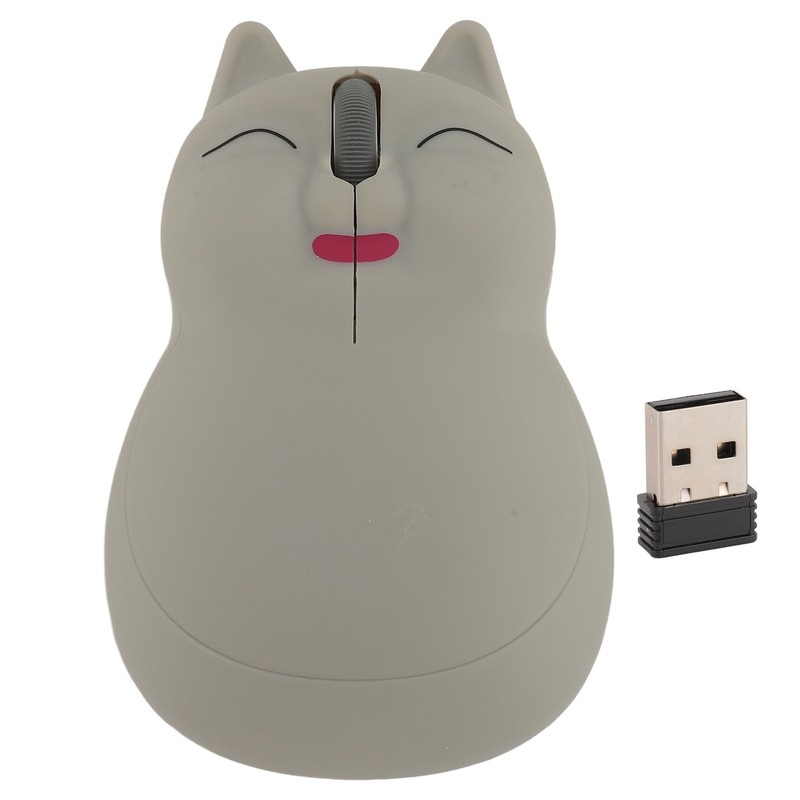 Cat Shape Wireless Mouse 2.4 GHz USB 1600 DPI Optical