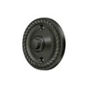 Deltana Bbrr213u10b Round Rope Door Bell Button, Oil Rubbed Bronze,
