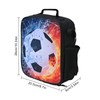 TOWEAR Football Lunch Box Bag Insulated Lunch Bag for School