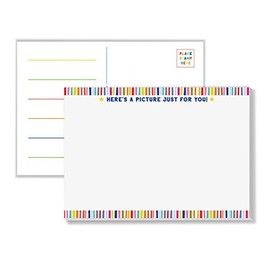 Tiny Expressions - Kid's Coloring Postcards (Pack of 50) | Premium Postcards for Kids | Thinking of You Post Cards for Friends and Family (50 Pack Kids Postcards)