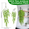 RAINFLOW 3PCS Artificial Plants Indoor - Lifelike Fake Hanging Plants