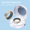 Smart Ring Charging Case Magnetic Charging Compartment Compact Box Portable