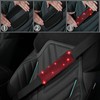 NBTEPEM 30 Pcs Red Bling Car Accessories Set for Women,
