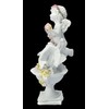 Angel Figurine with Roses and Doves 14 cm White