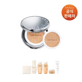 Sulwhasoo 설화수공통퍼펙팅 쿠션 본품15g+리필15g SPF50+ Sulwhasoo Perfecting Cushion Original 15g + Refill 15g SPF50+