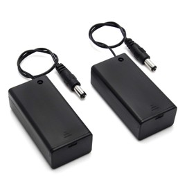 Gikfun 9v Battery Holder with ON/Off Switch for Arduino (Pack of 2PCS) EK2107x2