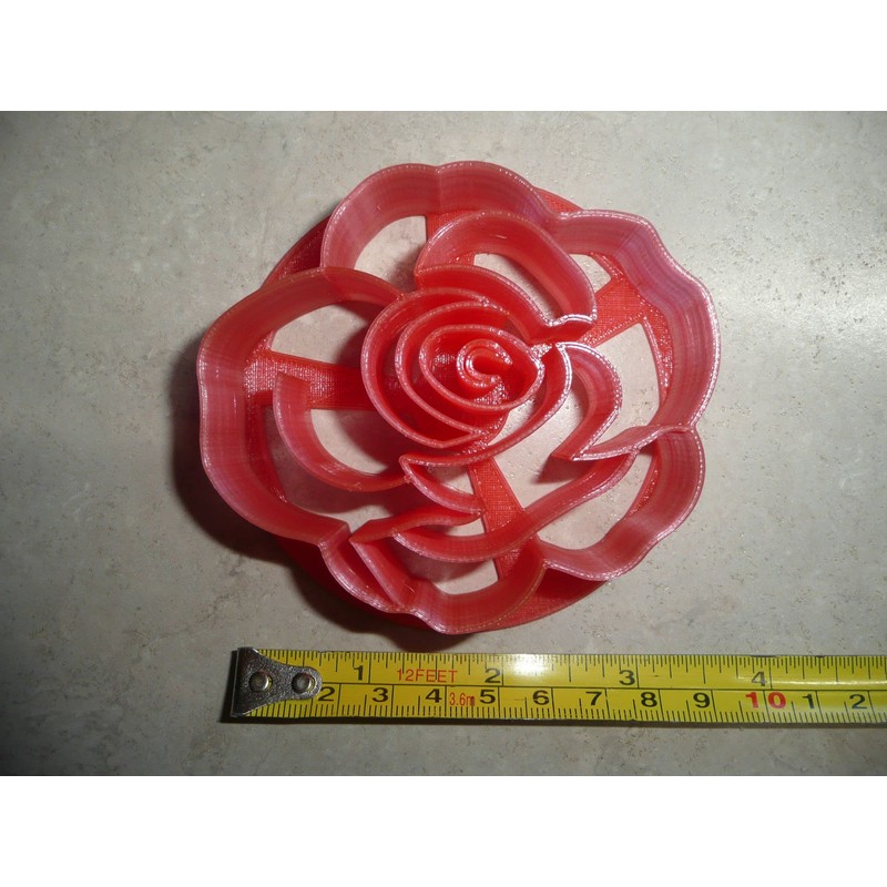 ROSE FLOWER DESIGN PATTERN CONCHA CUTTER MEXICAN SWEET BREAD STAMP