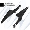 AC-MTORC Front Fork Mount Wind Deflectors Windshield for Harley Touring