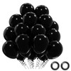 Black Balloons, Pack of 52 Black Balloons, Black Birthday Balloons,