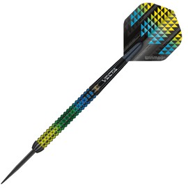 WINMAU Firestorm 23 Gram Professional Steeltip Tungsten Darts Set with Flights and Stems (Shafts)