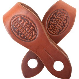 Martin Saddlery Chestnut Skirting Leather Medium Slobber Straps Chestnut Medium