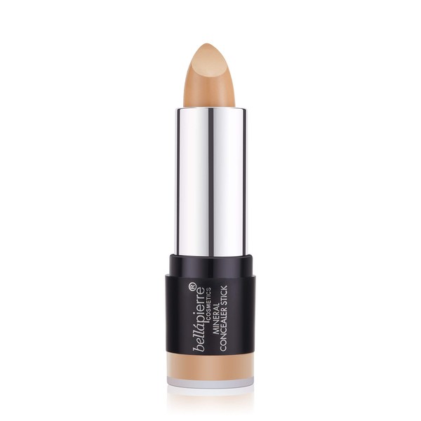 bellapierre Mineral Concealer Stick | Easy to Blend Natural Wax Matte Makeup | Hides Acne and Imperfections | Non-Toxic and Paraben Free | All Day Wear - (Dark/Deep)