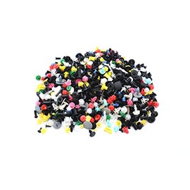 TAKPART 1000PCS Universal Mixed Car Door Panel Trim Bumper Fenders Retainer Fastener Rivet Push Pin Clips