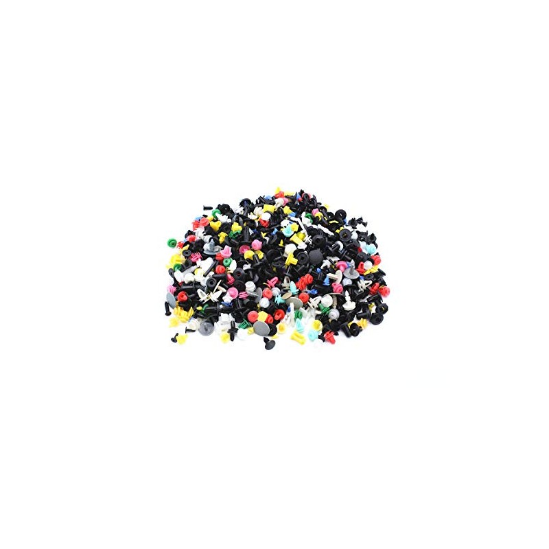 TAKPART 1000PCS Universal Mixed Car Door Panel Trim Bumper Fenders