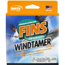 Fins Spectra 500-Yards Windtamer Fishing Line, Pink, 150-Pound