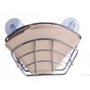 Coffee Filter Holder Chrome with Suction Cup