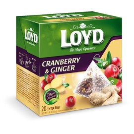 Loyd The Magical Experience Cranberry with Ginger 20 ct tea bags