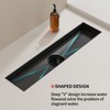 Mirravative Linear Shower Drain, 304 Stainless Steel with Adjustable Leveling