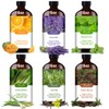 Aromatherapy Essential Oil Set - 6 Bottles × 120ml Lavender,