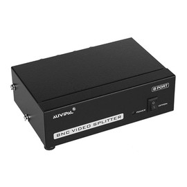 AuviPal 8-Port (1 Input 8 Output) BNC Video Splitter Box 1080P Coaxial Distributor Amplifier for Video Monitoring System CCTV Security Camera