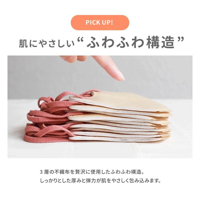 [スリーアール] マスク 3Dマスク ふわふわ うさちゃんマスク 20枚 化粧がつきにくいマスク 敏感肌 エアスルー不織布 使い捨て