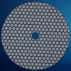 Dia-Dry Professional Diamond Sanding Pad, Ø 125 mm, Velcro Attachment,