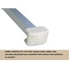 Lusheer Ladder Stabilizer Accessory for Roof Gutter, Wing Span/Wall Ladder