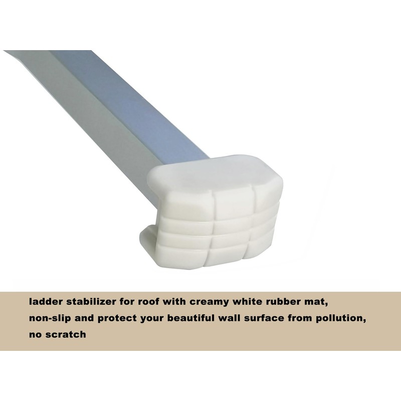 Lusheer Ladder Stabilizer Accessory for Roof Gutter, Wing Span/Wall Ladder