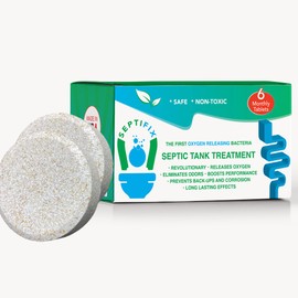 SEPTIFIX Septic Tank Treatment Tabs - Live Aerobic Bacteria Tablets for Your Septic Tank