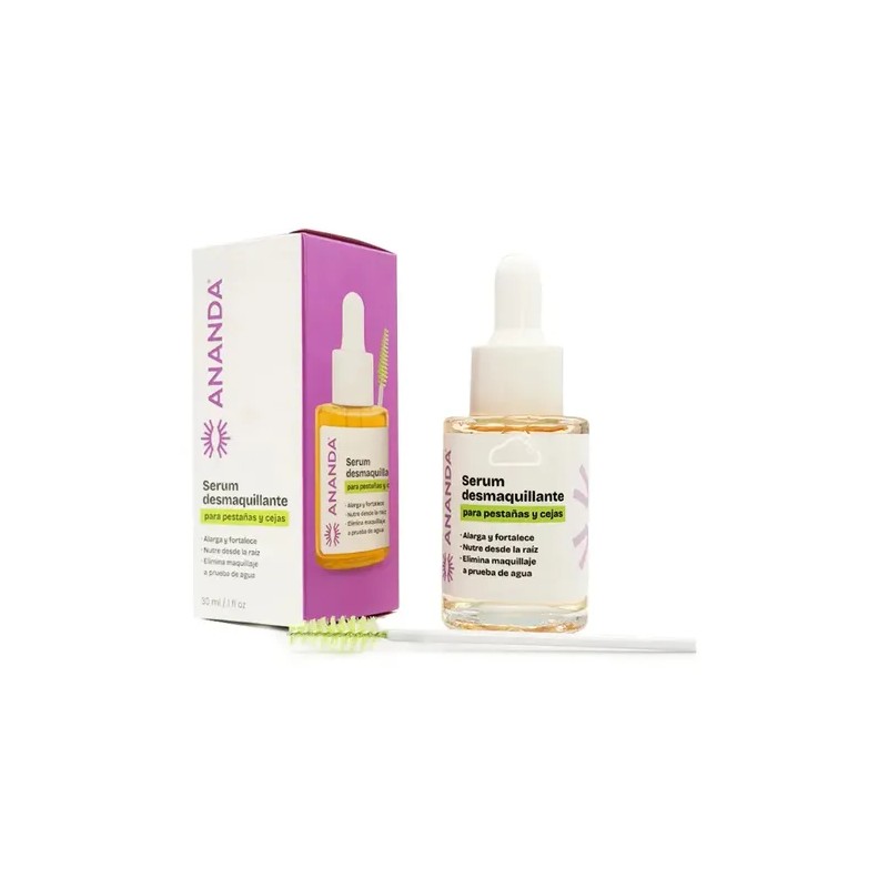 Serum Desmaquillante De Pestañas Y Cejas Fortalecedor Ananda