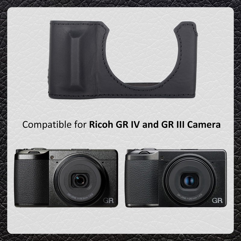 kinokoo Ricoh GR IV/GRIII Case, Ricoh GR 4/GR3 Premium Genuine