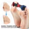FERCAISH Pack of 2 Hallux Valgus Band Corrector, Bunion Toe