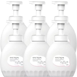 Ikkeukkeothe 아이깨끗해 프리미엄 모이스처 퓨어 로즈향 본품 450ml 6개 I'm Clean Premium Moisture Pure Rose Scent 450ml 6 Pieces