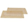 LIN TONG placemats, lace placemats, Heat Resistant Crochet Embroidered placemats