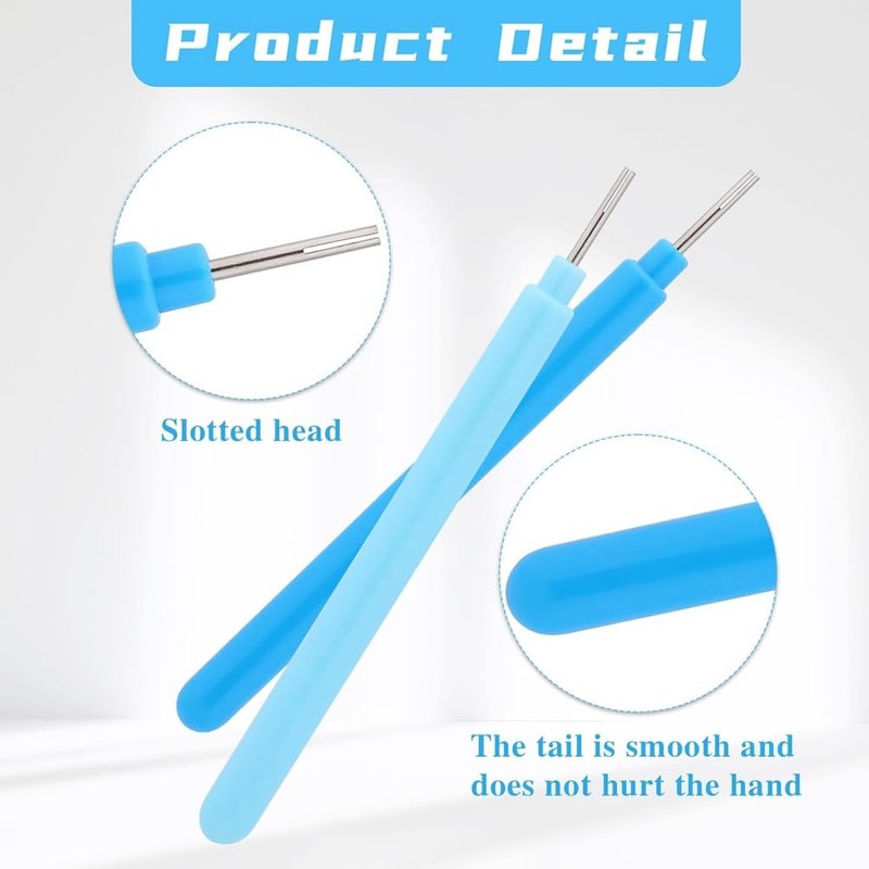12 Pieces Paper Quilling Tools Slotted Kit Rolling Curling Quilling